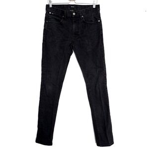 RVCA Jeans Rockers Fit Womens‎ 31 Black Denim Slim Casual Streetwear